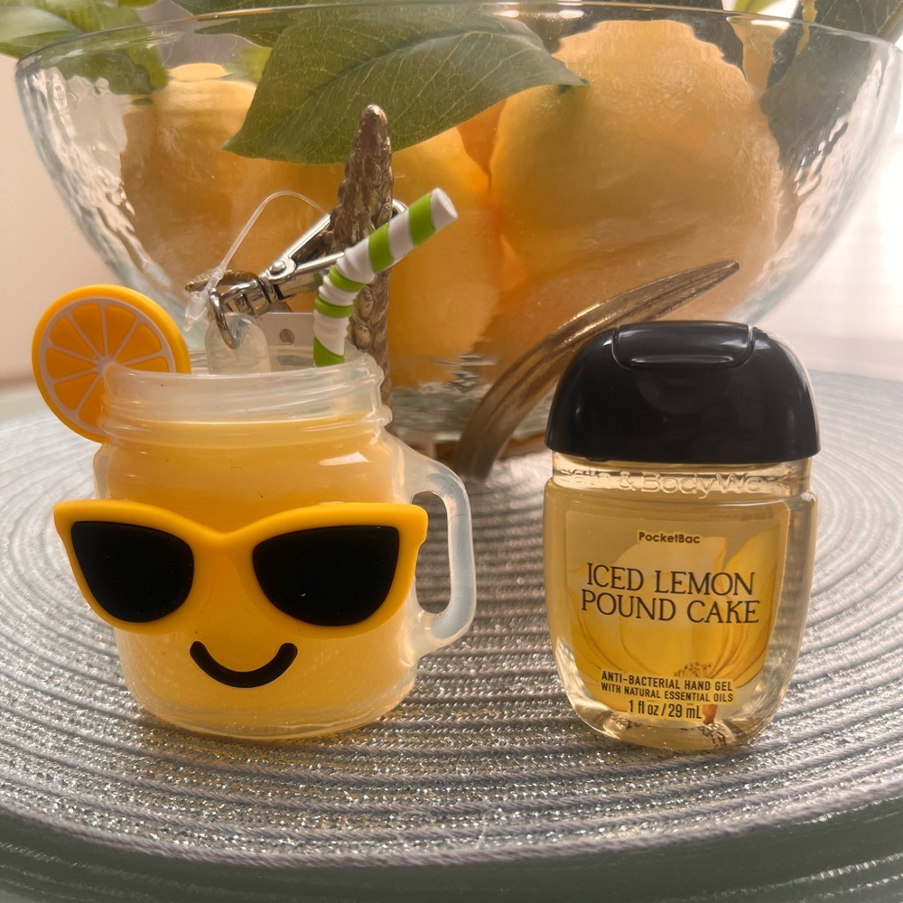 Bath & Body Works Lemonade PocketBac Holder with PocketBac NWT Spring